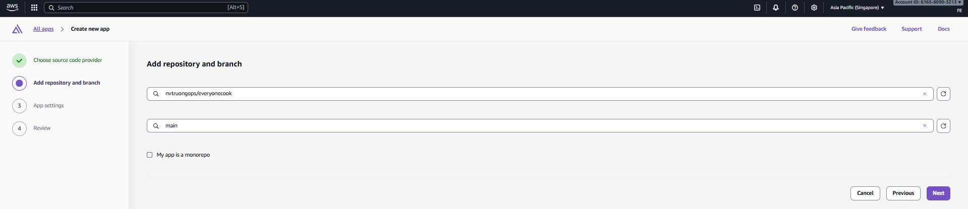 Amplify GitLab Connection