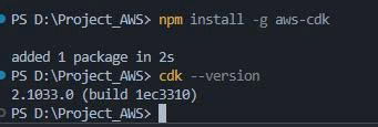 CDK CLI Installation